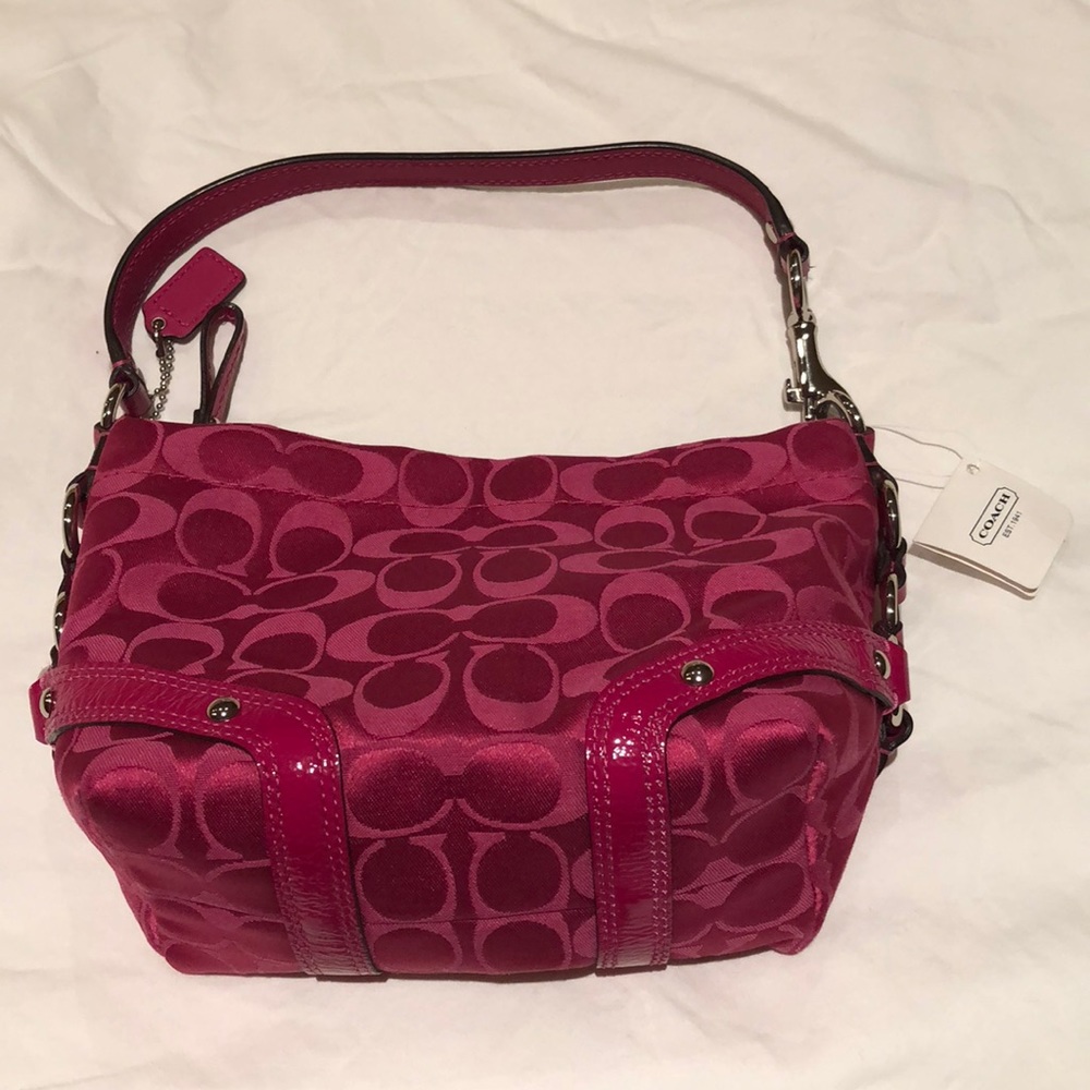 Authentic Coach pink purse